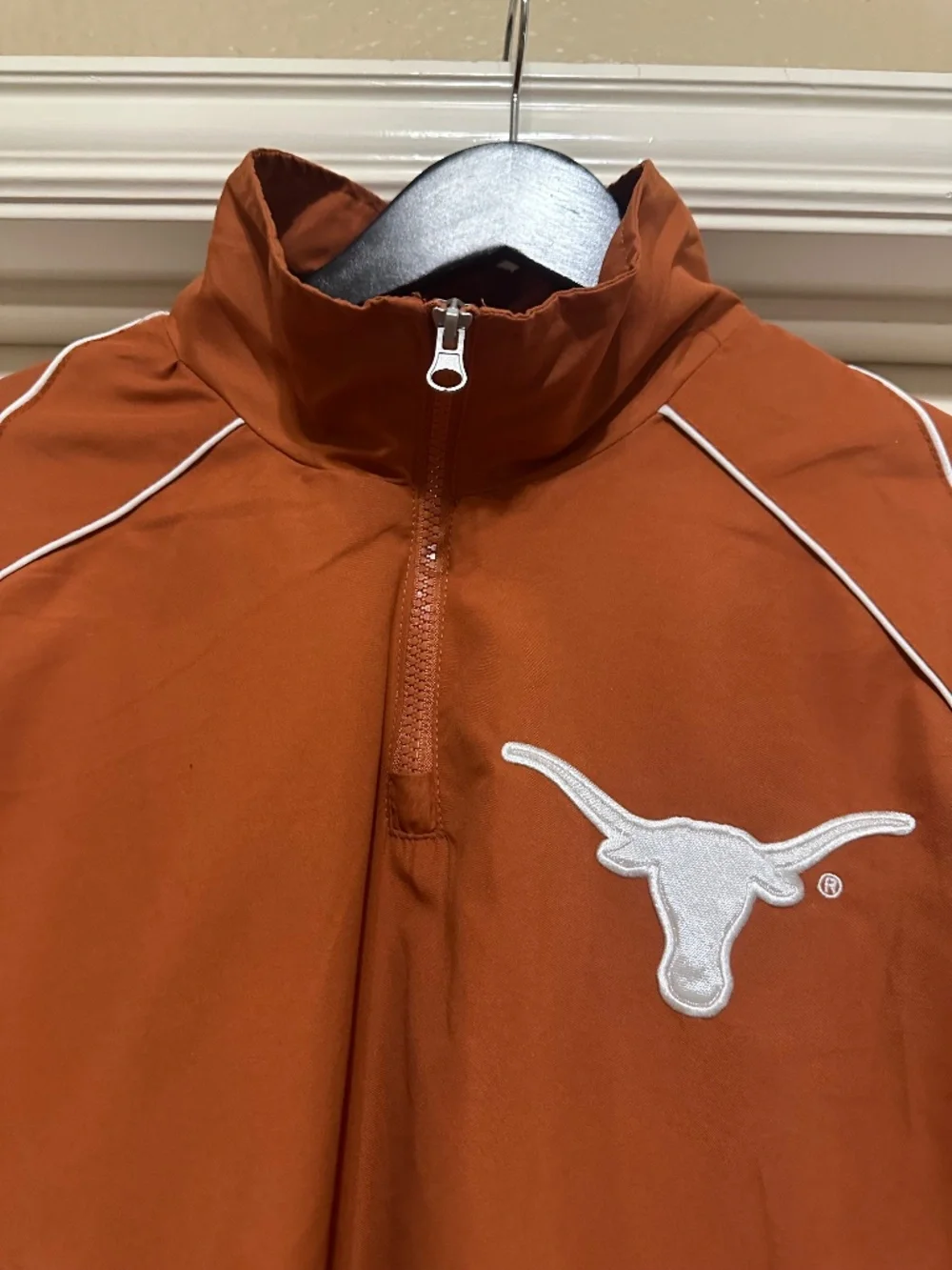 NWT Vintage UT Longhorns 1/4 Zip Lined Pullover M